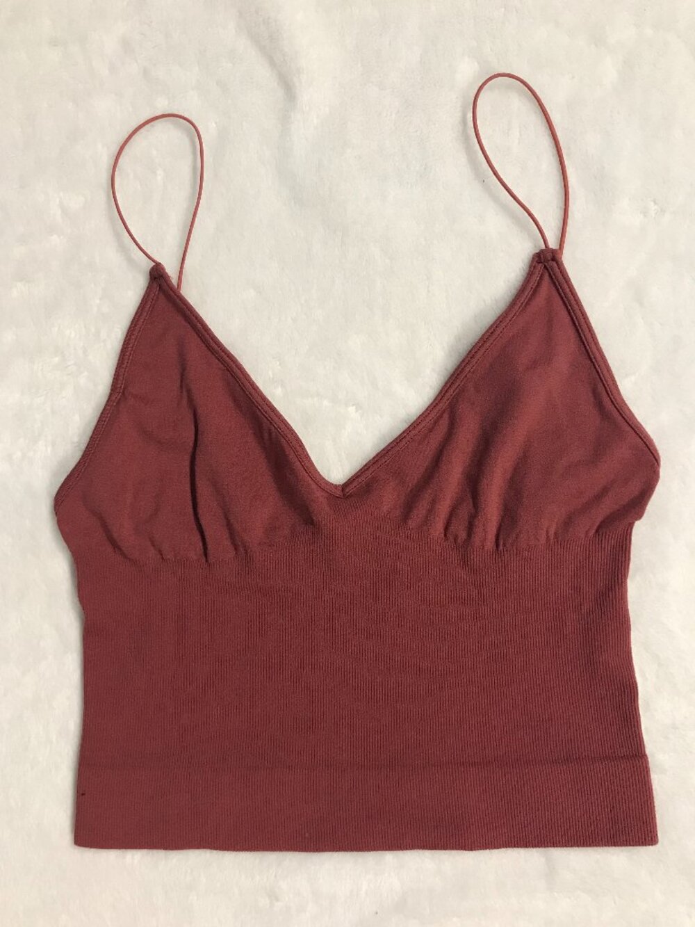 Free People Intimately Low Back Bralette XS/S Ribbed Knit NWOT